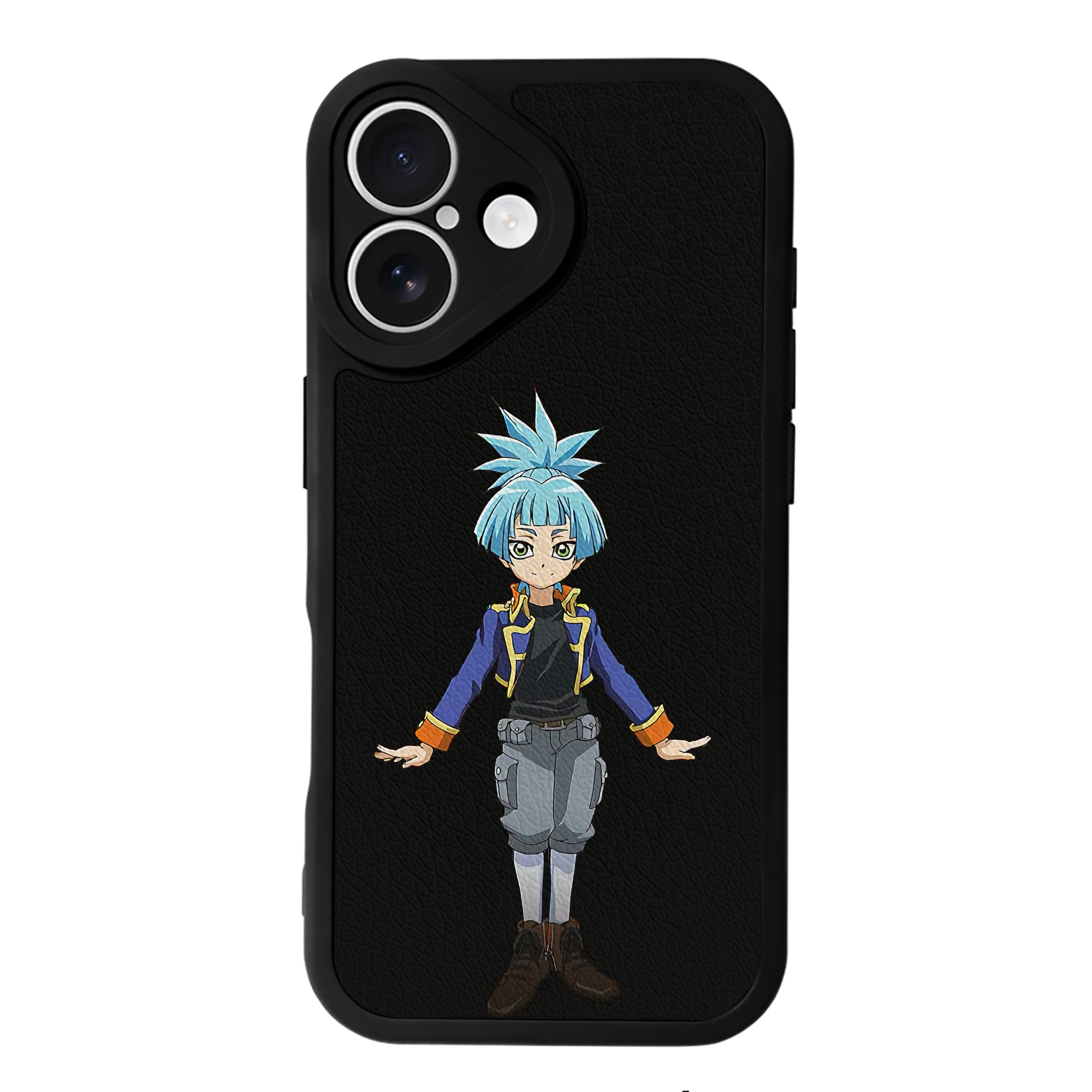 遊☆戯☆王 Yu-Gi-Oh! 【iPhone 16シリーズ対応】シリコンスマホケース（レザー調） 材質：シリコン
